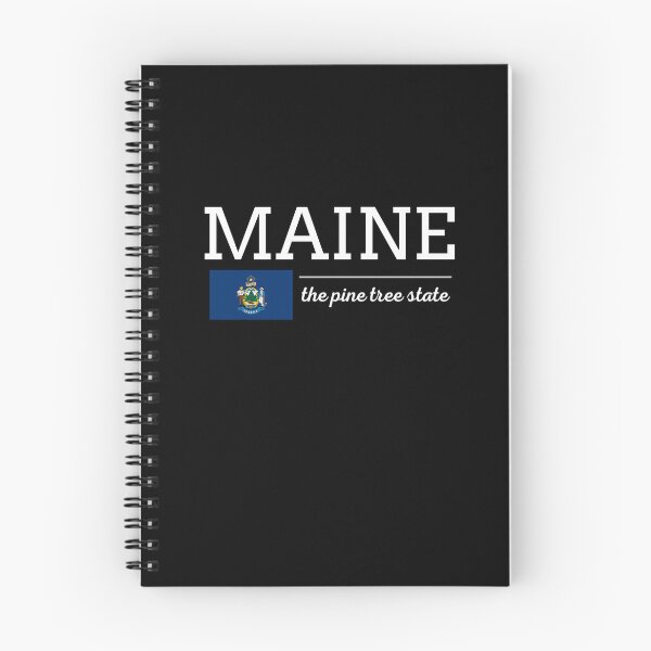 Item preview, MAINE State with Flag designed and sold by philevera.