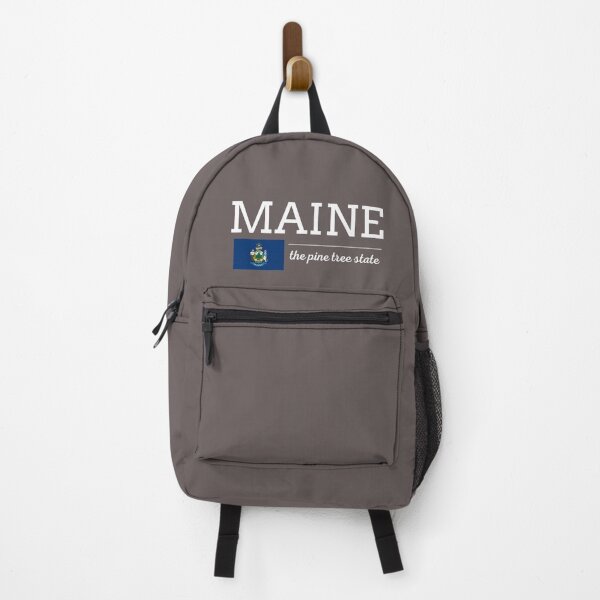 Item preview, MAINE State with Flag designed and sold by philevera.