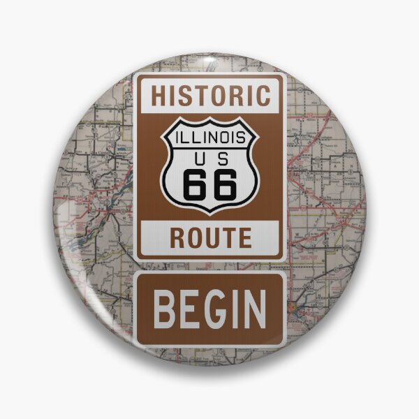 Item preview, Route 66 Illinois Sign designed and sold by Enzwell.