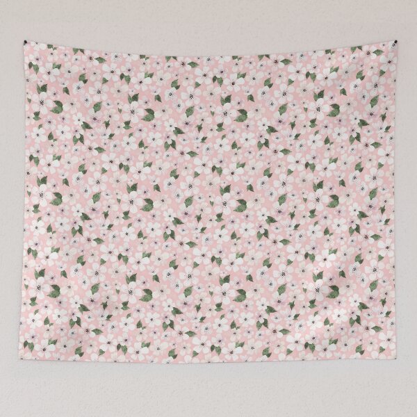 Item preview, Budgie - Matching pink flowers designed and sold by TheMirwoForest.