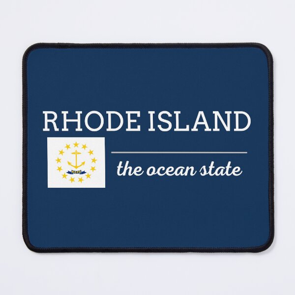 Item preview, RHODE ISLAND State with Flag designed and sold by philevera.