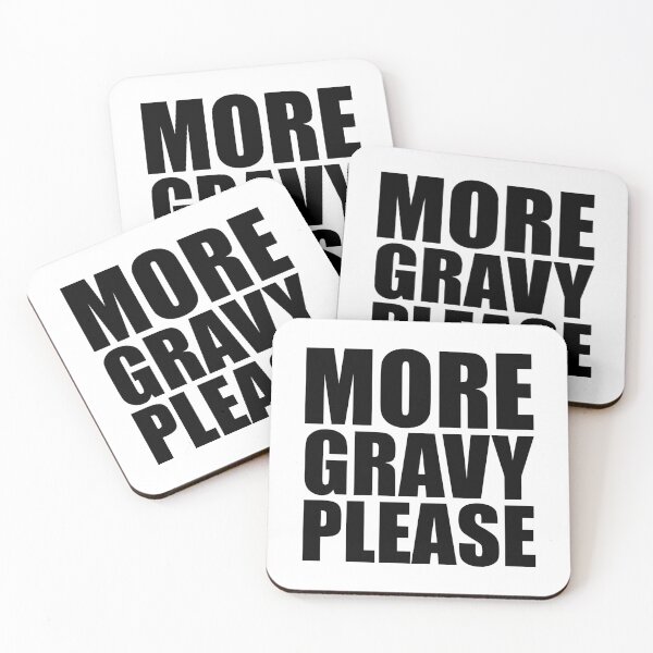 Item preview, MORE GRAVY PLEASE Holiday Funny Food Design Thanksgiving Christmas designed and sold by PuddleMart.