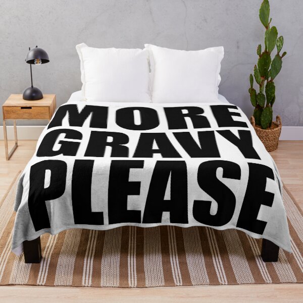 Item preview, MORE GRAVY PLEASE Holiday Funny Food Design Thanksgiving Christmas designed and sold by PuddleMart.