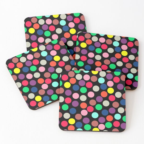 Item preview,  polka dot pattern,bright,multicolor designed and sold by cutecrazytshirt.