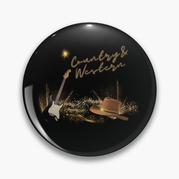 Item preview, Top Country & Western Design In Gold and Black designed and sold by MarieSusan.