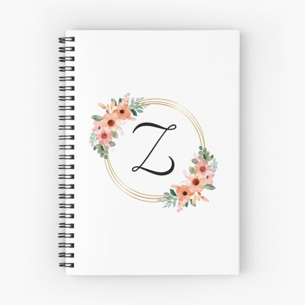 Item preview, Monogram Letter Z | Coral Floral Design designed and sold by JustSeasons.