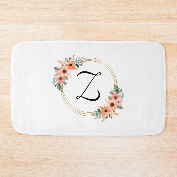 Item preview, Monogram Letter Z | Coral Floral Design designed and sold by JustSeasons.