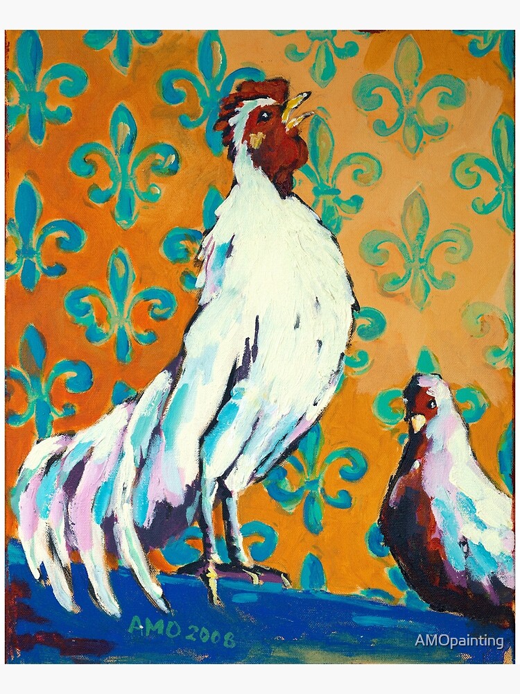 Thumbnail 6 of 6, Apron, Codman Rooster designed and sold by AMOpainting.