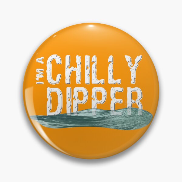 Item preview, Calling wild open water swimming, winter bathers. Im a Chilly Dipper for swimmer lovers.  Caroline Laursen Original designed and sold by Caroline Laursen.
