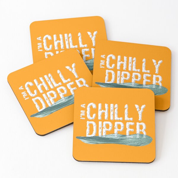 Item preview, Calling wild open water swimming, winter bathers. Im a Chilly Dipper for swimmer lovers.  Caroline Laursen Original designed and sold by Caroline Laursen.