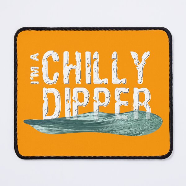 Item preview, Calling wild open water swimming, winter bathers. Im a Chilly Dipper for swimmer lovers.  Caroline Laursen Original designed and sold by Caroline Laursen.