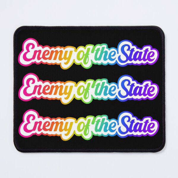 Item preview, Enemy of the State - 90’s Rainbow Neon designed and sold by Shimmerlacrum.