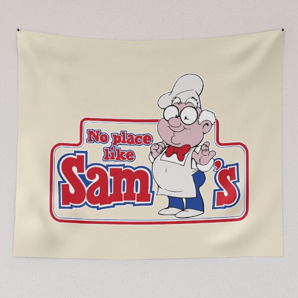 Item preview, No Place Like Sam's Family Restaurant designed and sold by TeeArcade84.