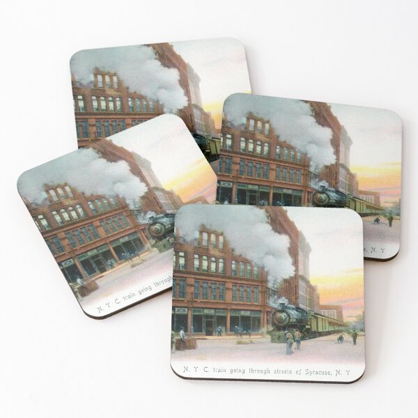 Item preview, 1910 Railroad Train in Syracuse New York designed and sold by historicimage.