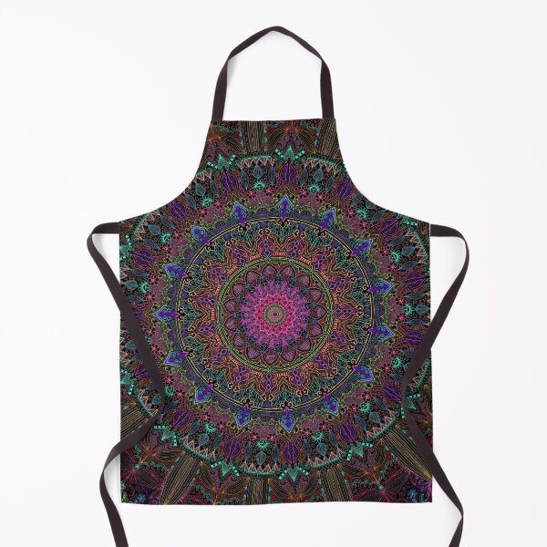 Item preview, Rainbow Line Art Mandala designed and sold by Kristi Duggins.