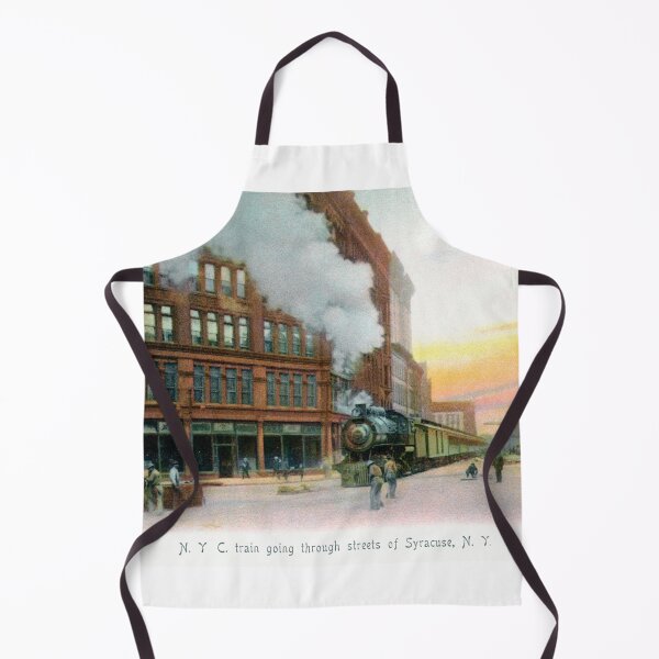 Item preview, 1910 Railroad Train in Syracuse New York designed and sold by historicimage.