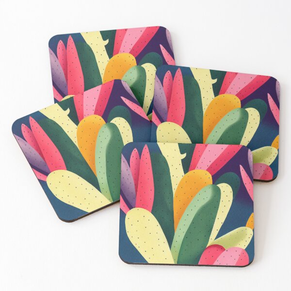 Item preview, Watercolor cactus pattern designed and sold by DottedLinePrint.