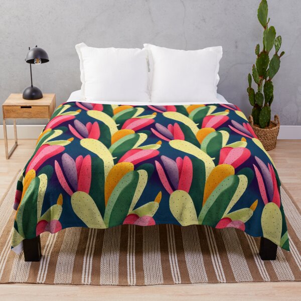 Item preview, Watercolor cactus pattern designed and sold by DottedLinePrint.