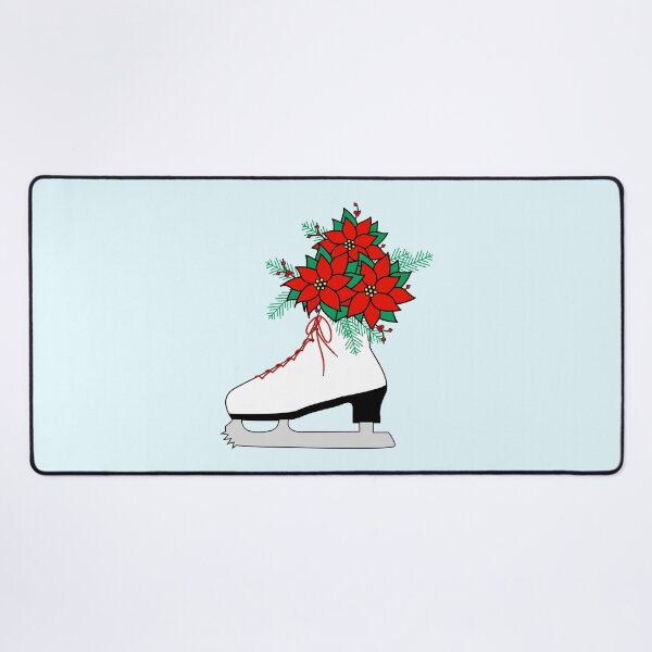 Item preview, Sk8 Vase of Red Poinsettias designed and sold by CoralFoxDesigns.