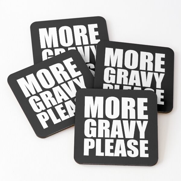 Item preview, MORE GRAVY PLEASE Holiday Funny Food Design Thanksgiving Christmas designed and sold by PuddleMart.