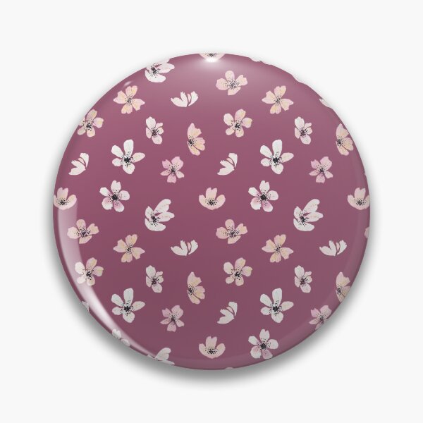 Item preview, Budgie - Matching minimal flowers over rouge pink designed and sold by TheMirwoForest.