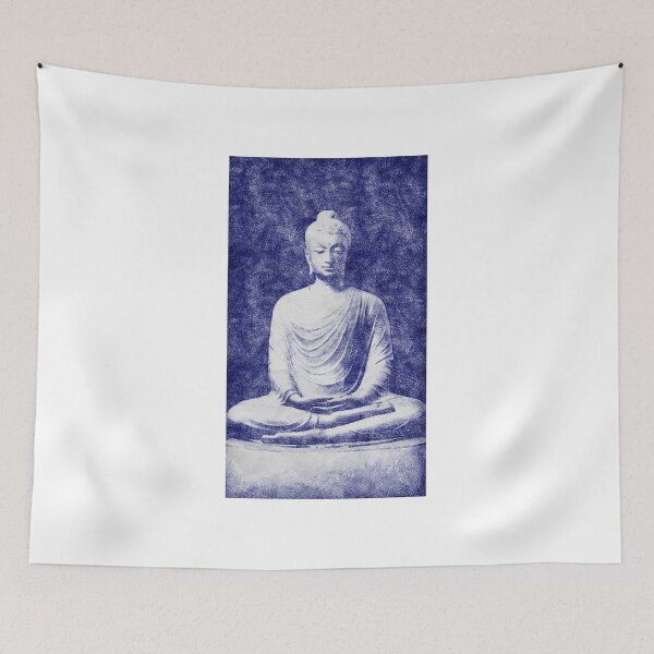 Item preview, lord buddha in meditation sketch illustration designed and sold by KARTICK DUTTA.