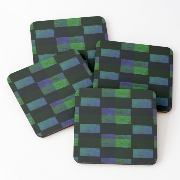Item preview, Green Blue Checkers Pattern designed and sold by awsomepatterns.
