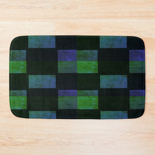 Item preview, Green Blue Checkers Pattern designed and sold by awsomepatterns.
