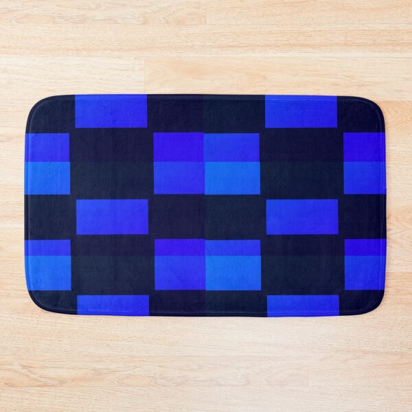 Item preview, Light Dark Blue Checkers Pattern designed and sold by awsomepatterns.