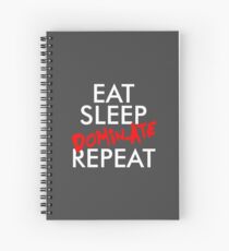 EAT SLEEP DOMINATE Spiral Notebook
