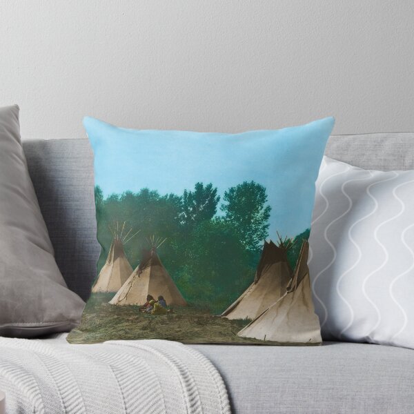 Item preview, Assiniboine Tipi Camp - American Indian Tipis designed and sold by DanKeller.
