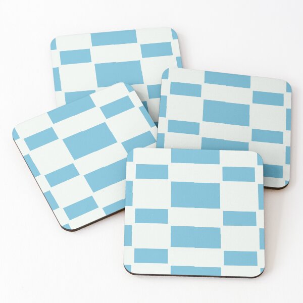 Item preview, Light Blue Reverse Checkers Pattern designed and sold by awsomepatterns.