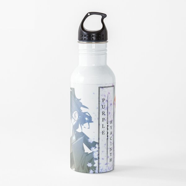 purple hyacinth dual scene red blue Water Bottle