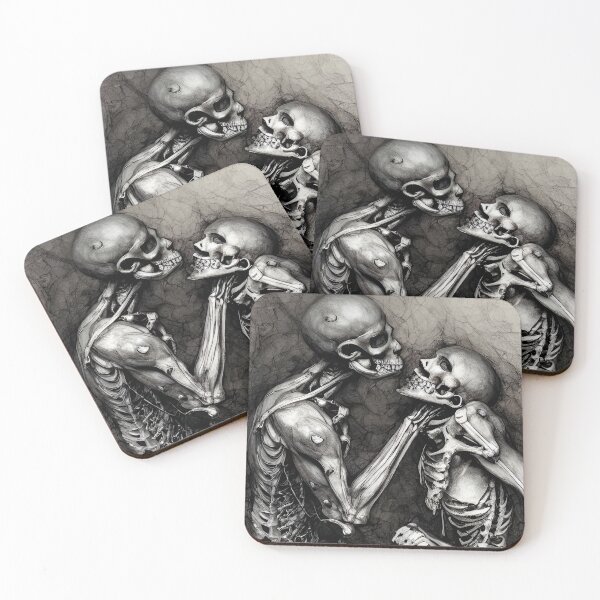 Item preview, "Longing" Skeletons in Love designed and sold by Christopher Droege.