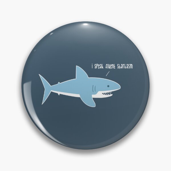 Item preview, I speak fluent sharkasm - shark lover designed and sold by jessicaleah15.