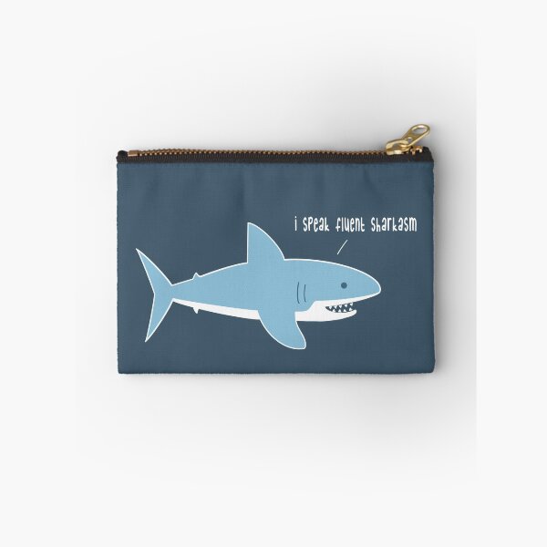 Item preview, I speak fluent sharkasm - shark lover designed and sold by jessicaleah15.
