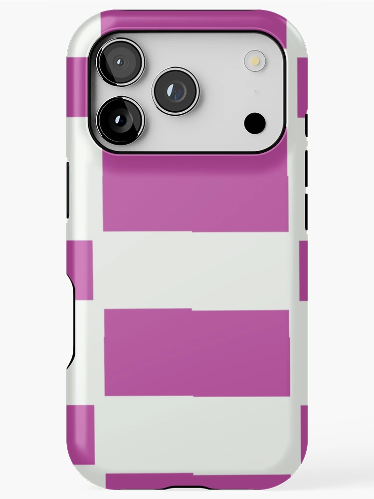 Thumbnail 1 of 4, iPhone Case, Pink Reverse Checkers Pattern designed and sold by awsomepatterns.