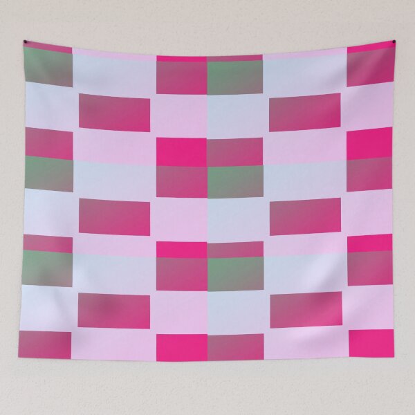 Item preview, Pink Green Reverse Checkers Pattern designed and sold by awsomepatterns.