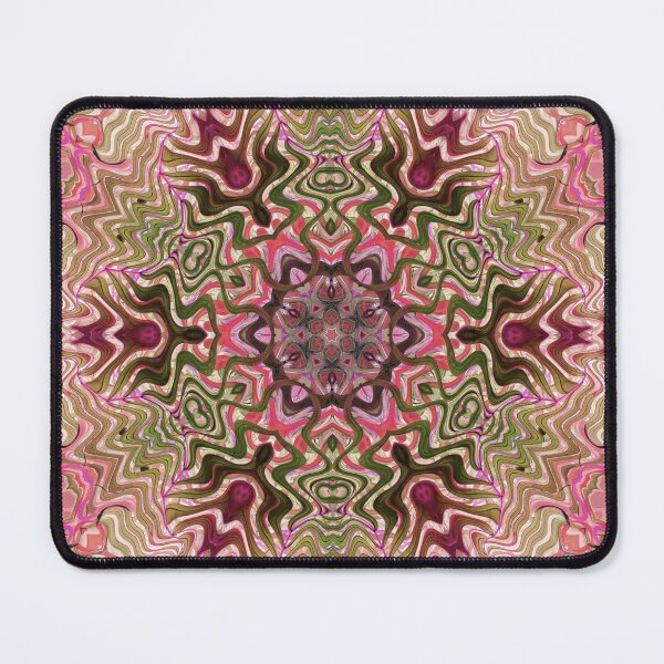 Item preview, Hippie Vibes Kaleidoscope Abstract Radial Symmetry Pattern Boho Aesthetic Art 3 of 12 designed and sold by Beachy.
