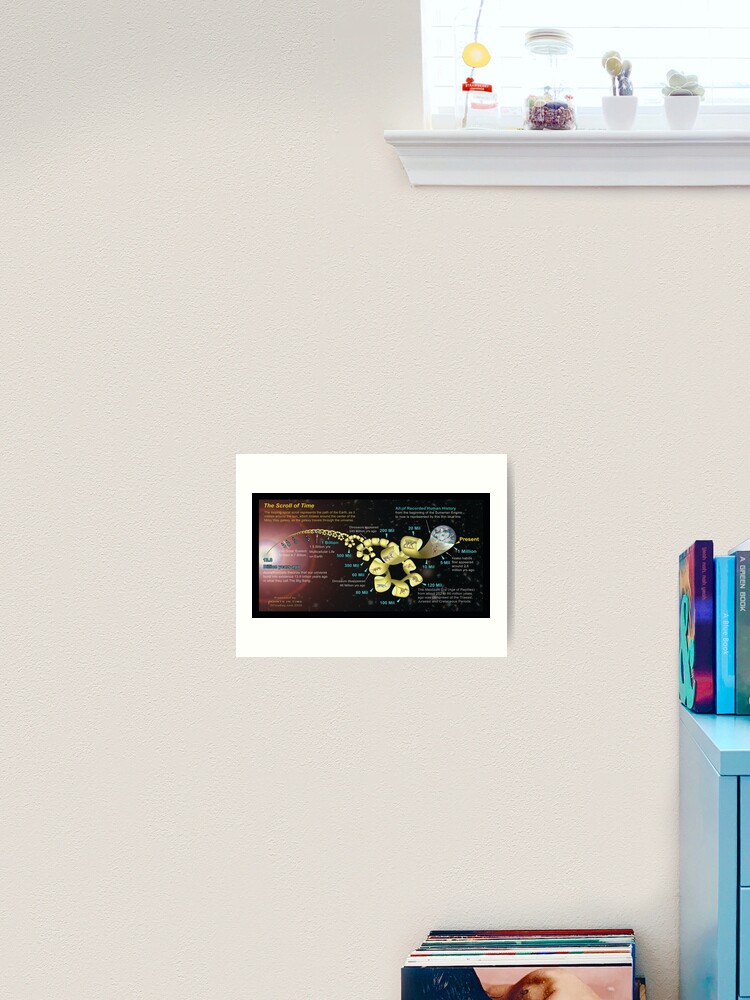 Thumbnail 2 of 3, Art Print, The Scroll of Time designed and sold by FineDayAcademy.