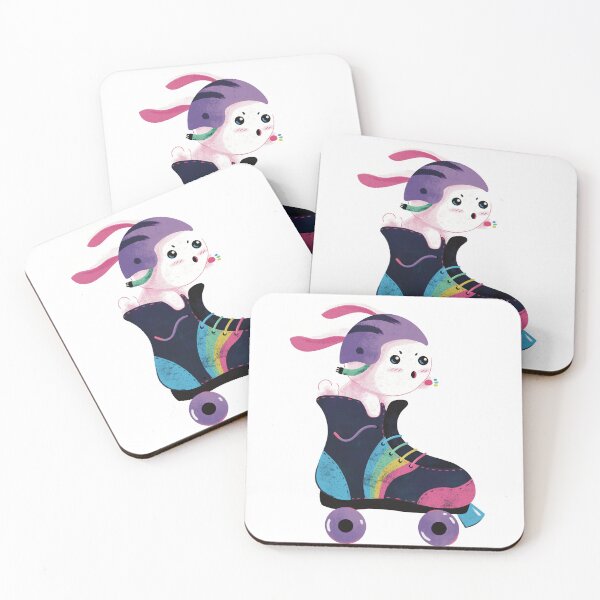 Item preview, Roller Skate Bunny designed and sold by Ash Huey.