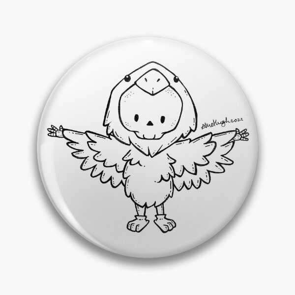 Item preview, Cute Skeleton in a Eagle Costume designed and sold by Miss-A-McQ-Art.