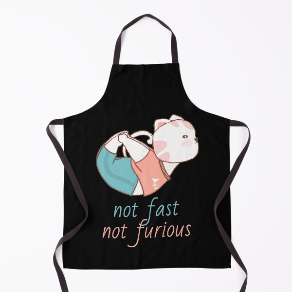 Item preview, Cute Yoga Kitten Not Fast Not Furious Cat designed and sold by knapst.