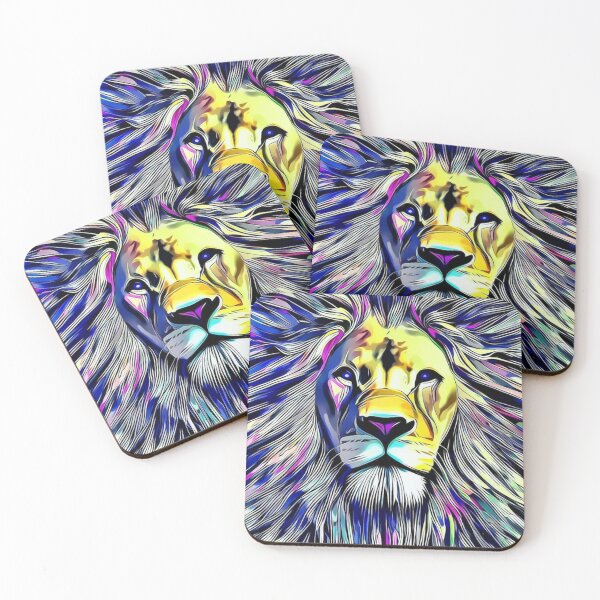 Item preview, The Lion Head in Abstract Photo Painting designed and sold by umfhn.