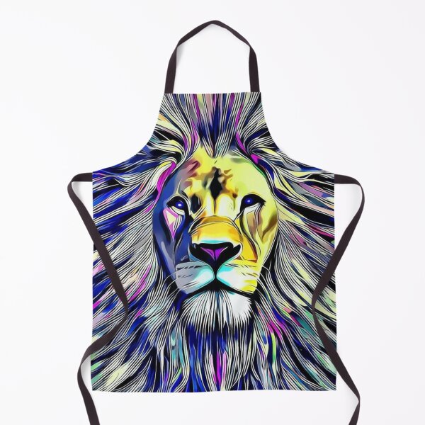 Item preview, The Lion Head in Abstract Photo Painting designed and sold by umfhn.