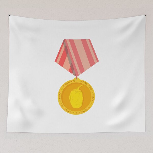 Item preview, Habanero Medal Chili Pepper designed and sold by mojocoffeetime.