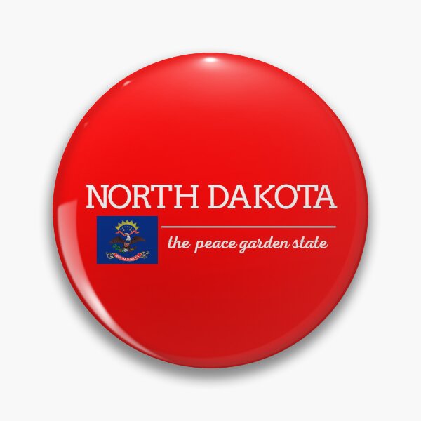 Item preview, NORTH DAKOTA State with Flag designed and sold by philevera.