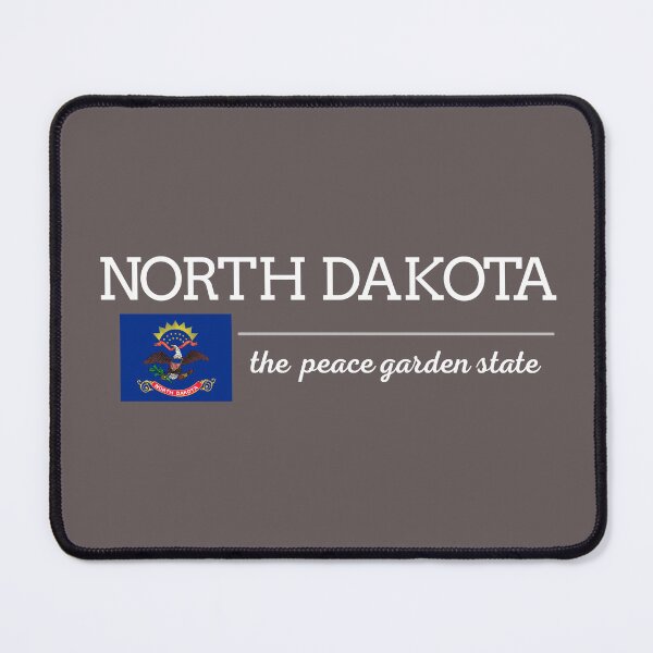 Item preview, NORTH DAKOTA State with Flag designed and sold by philevera.