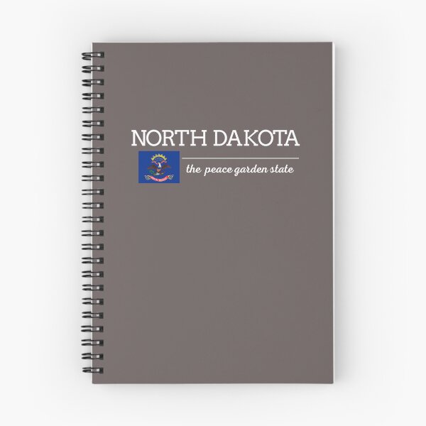 Item preview, NORTH DAKOTA State with Flag designed and sold by philevera.