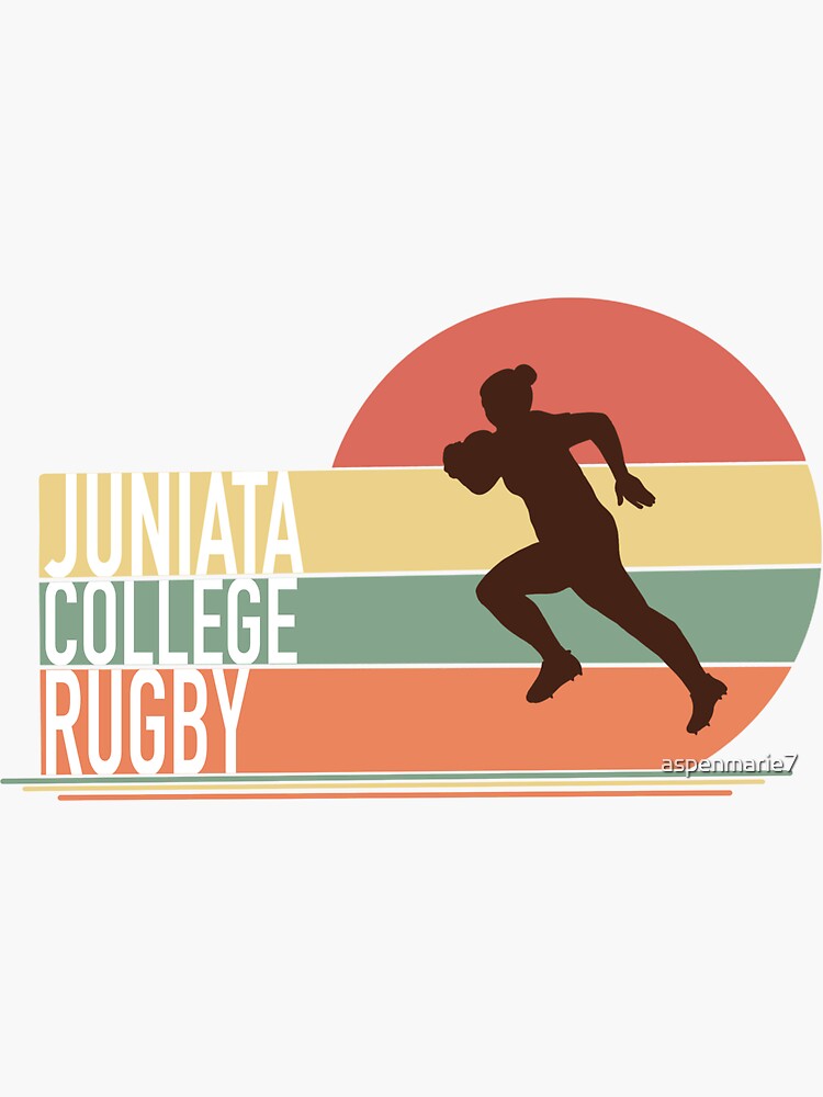 "Juniata College Hellbenders Rugby Sunset Sticker" Sticker for Sale by